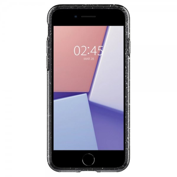 Spigen iPhone 7/8/SE Deksel Liquid Crystal Glitter Crystal Quartz