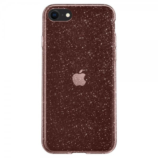 Spigen iPhone 7/8/SE Deksel Liquid Crystal Glitter Rose Quartz