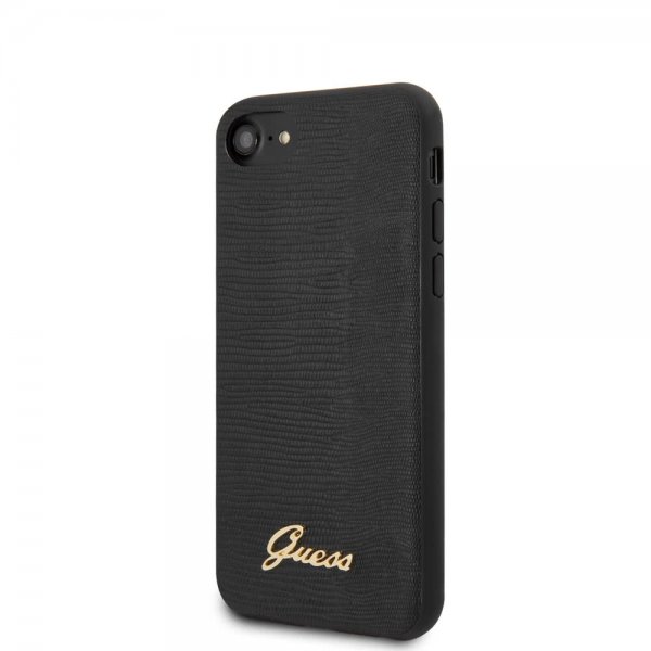 Guess iPhone 7/8/SE Deksel Lizard Svart