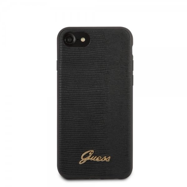 Guess iPhone 7/8/SE Deksel Lizard Svart