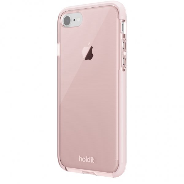 holdit iPhone 7/8/SE Deksel Seethru Blush Pink