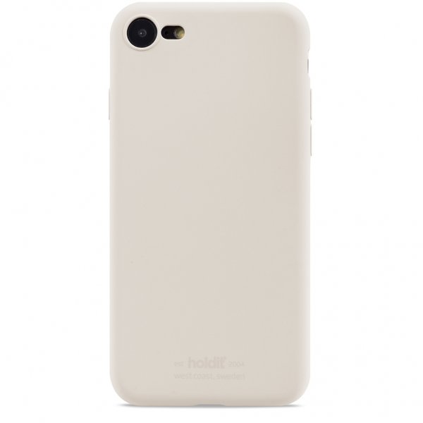 holdit iPhone 7/8/SE Deksel Silikon Light Beige