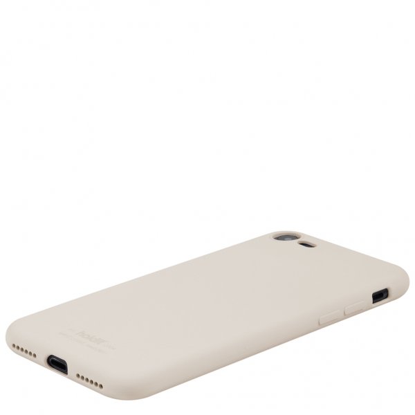 holdit iPhone 7/8/SE Deksel Silikon Light Beige