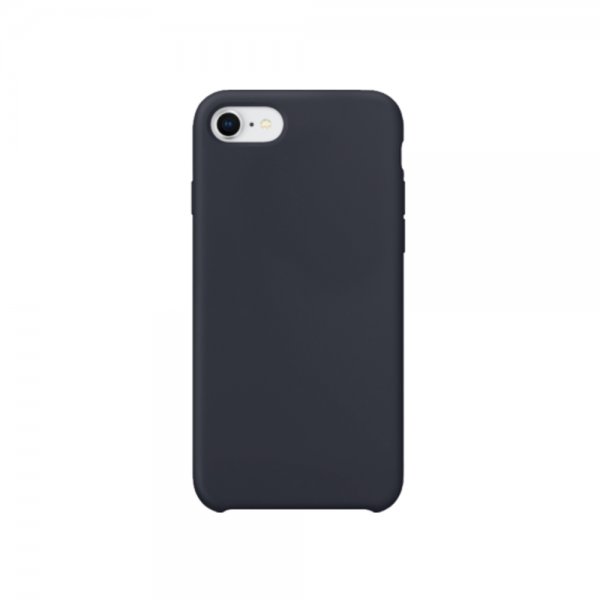 Xqisit iPhone 7/8/SE Deksel Silikoni Case Midnight Blue