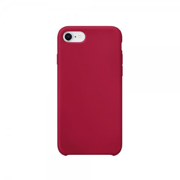 Xqisit iPhone 7/8/SE Deksel Silikoni Case Rød