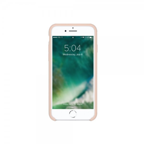 Xqisit iPhone 7/8/SE Deksel Silikoni Case Rosa
