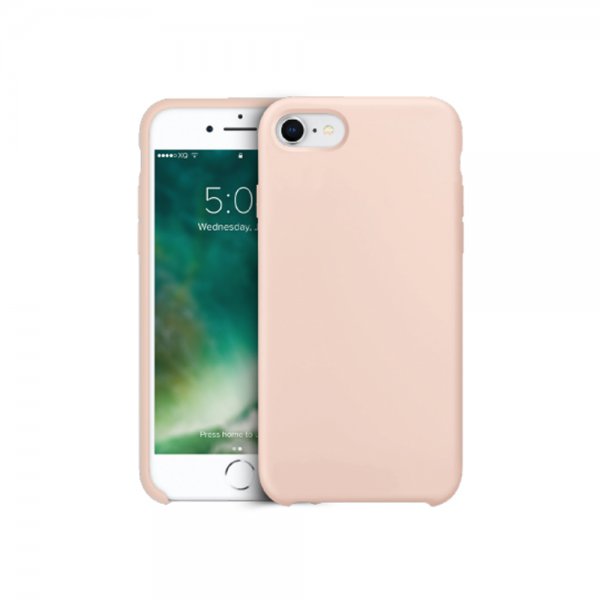 Xqisit iPhone 7/8/SE Deksel Silikoni Case Rosa
