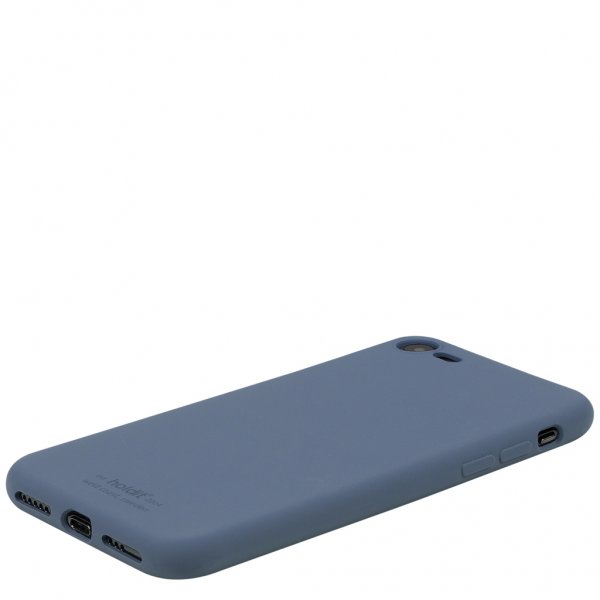 holdit iPhone 7/8/SE Deksel Silikon Pacific Blue