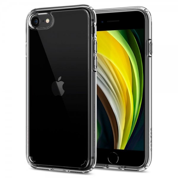 Spigen iPhone 7/8/SE Deksel Ultra Hybrid Crystal Clear