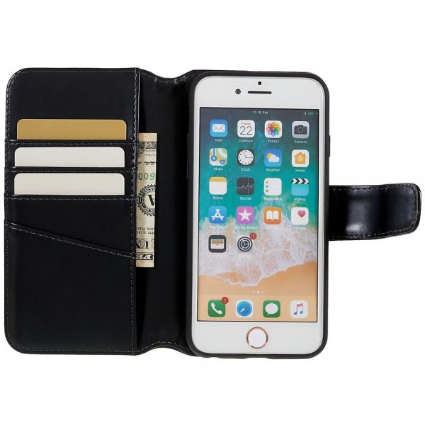 Nordic Covers iPhone 7/8/SE Etui MagLeather Raven Black