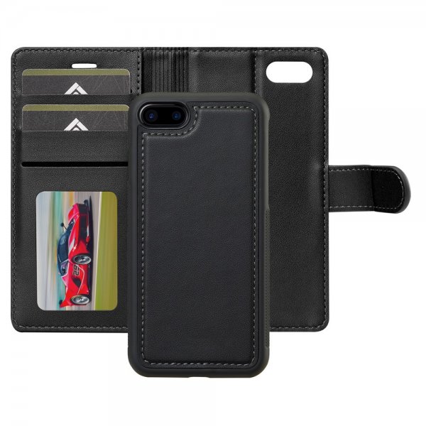 Nordic Covers iPhone 7/8/SE Etui med avtakbart MagSafe-deksel Raven Black