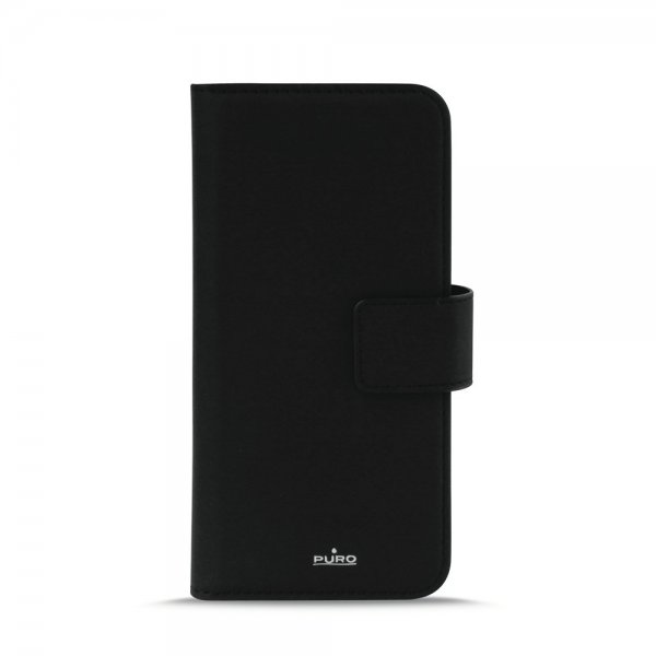Puro iPhone 7/8/SE Etui Wallet Detachable 2 in 1 Svart
