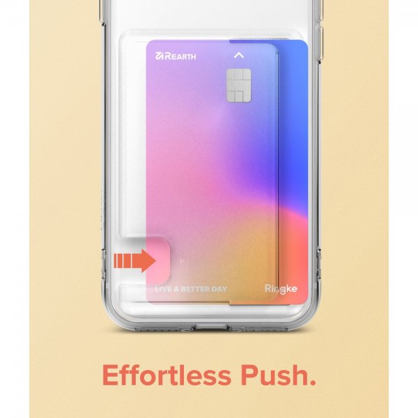 Ringke iPhone 7/8/SE Deksel Fusion Card Clear
