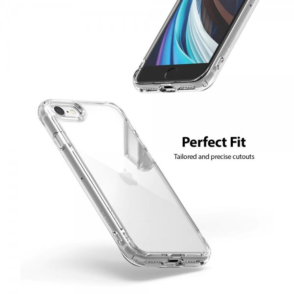 Ringke iPhone 7/8/SE Deksel Fusion Clear