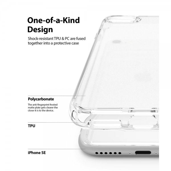 Ringke iPhone 7/8/SE Deksel Fusion Matte Clear