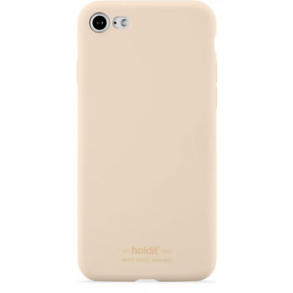 holdit iPhone 7/8/SE Deksel Silikon Beige