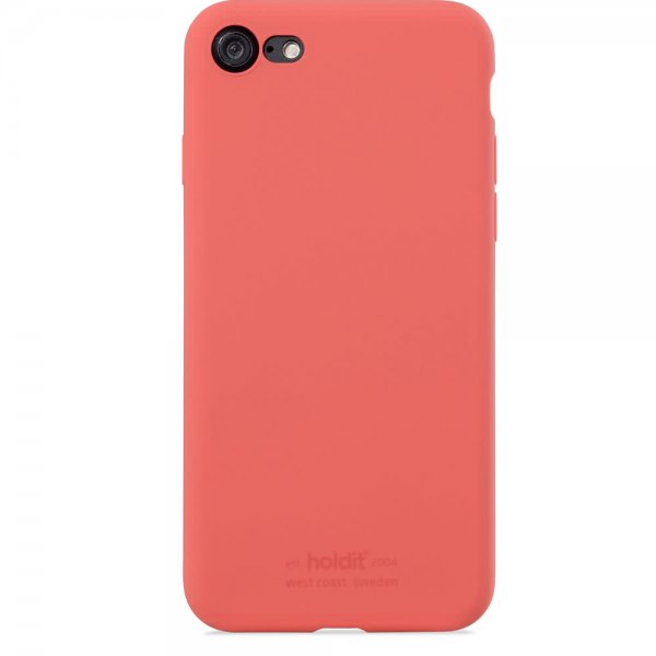 holdit iPhone 7/8/SE Deksel Silikon Coral