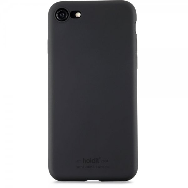 holdit iPhone 7/8/SE Deksel Silikon Svart