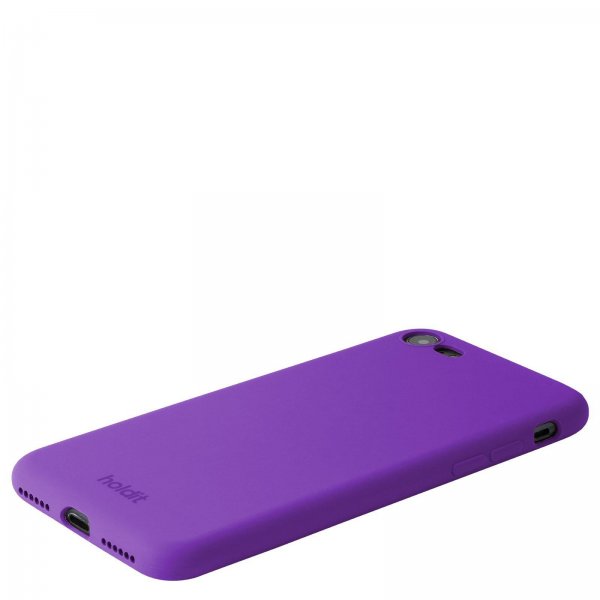 holdit iPhone 7/8/SE Deksel Silikon Bright Purple
