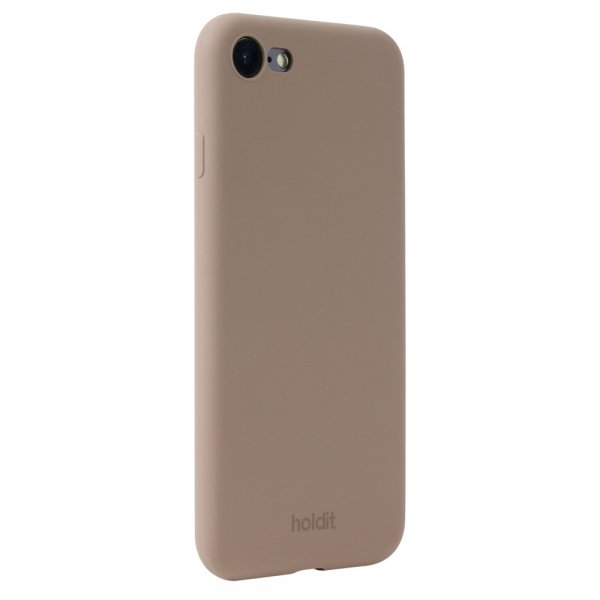 holdit iPhone 7/8/SE Deksel Silikon Mocha Brown