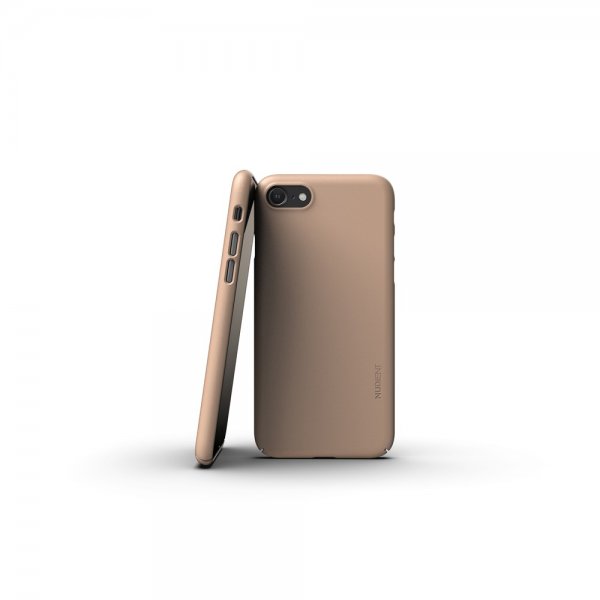 Nudient iPhone 7/8/SE Deksel Thin Case V3 Clay Beige