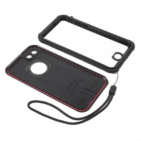 Redpepper iPhone 7/8/SE Deksel Vanntett IP68 Svart