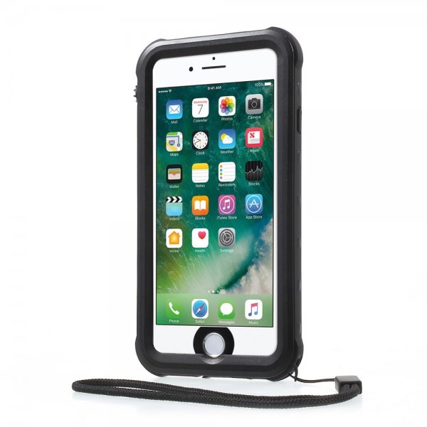 Redpepper iPhone 7/8/SE Deksel Vanntett IP68 Svart