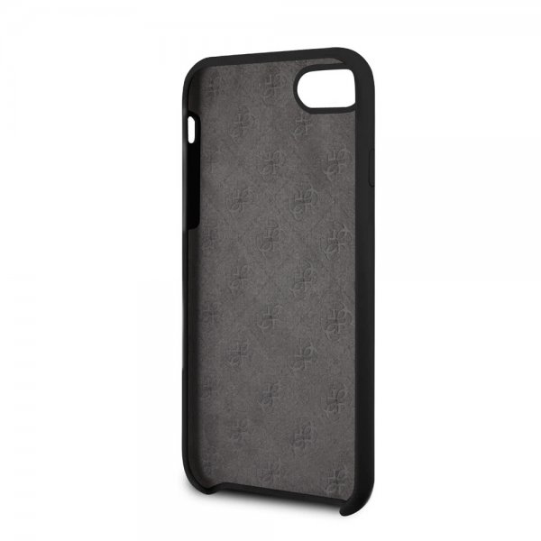 Guess iPhone 7/8/SE Deksel Silikoni Logo Svart
