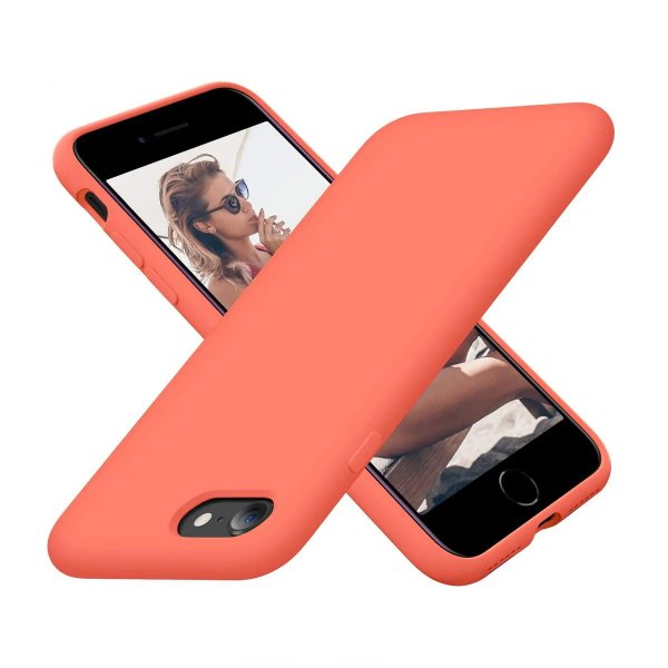Rvelon iPhone 7/8/SE Deksel Silikon Rosa