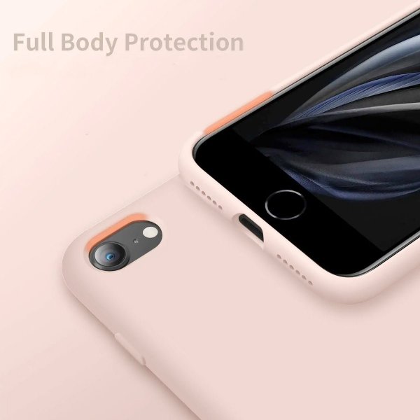 Rvelon iPhone 7/8/SE Deksel Silikon Sand