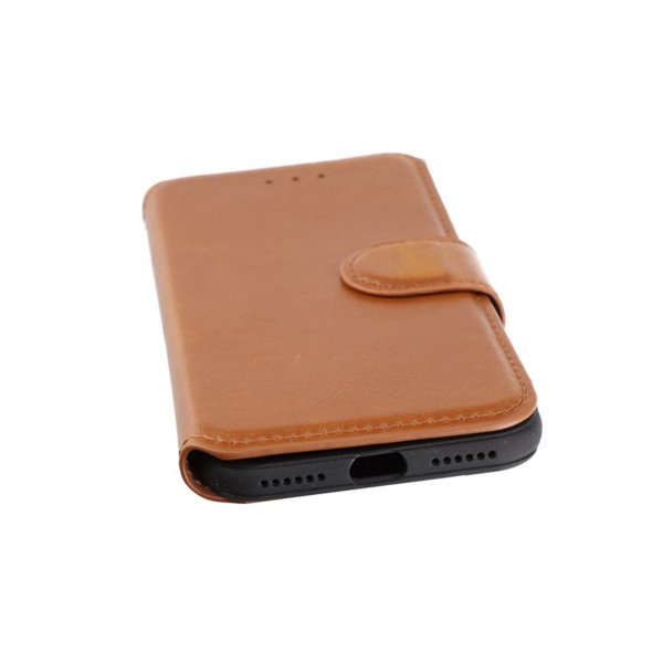 Rvelon iPhone 7/8/SE Etui Utbrettbar Kortlomme Brun