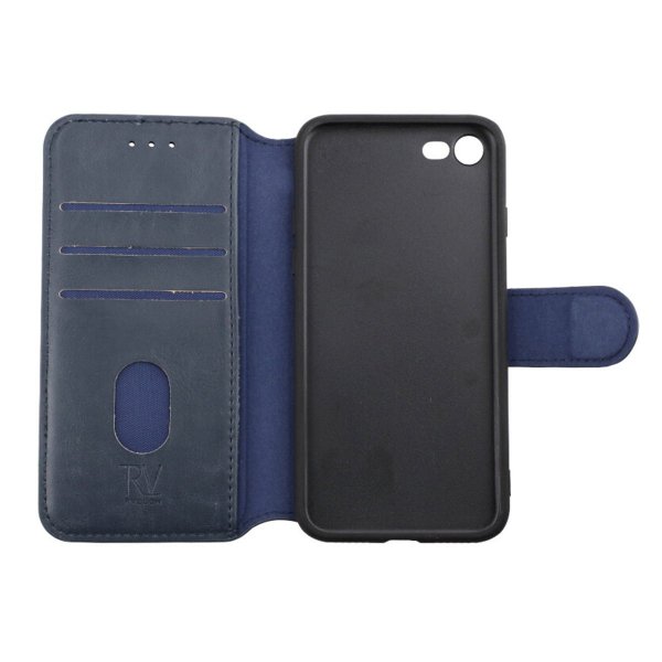 Rvelon iPhone 7/8/SE Etui 3 Kortlomme Blå
