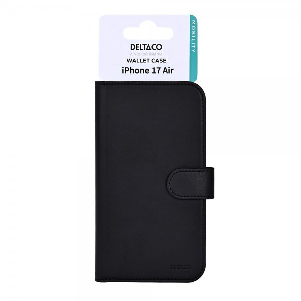 Deltaco iPhone Air Etui Lommebok Svart