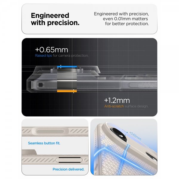 Spigen iPhone Air Deksel Liquid Air Natural Titanium