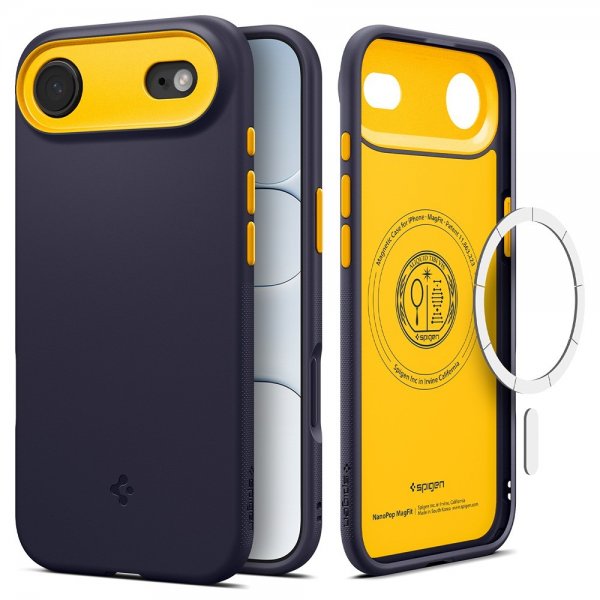 Spigen iPhone Air Deksel Nano Pop MagFit Blueberry Navy