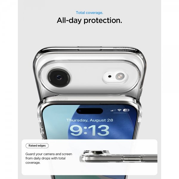 Spigen iPhone Air Deksel Ultra Hybrid Crystal Clear