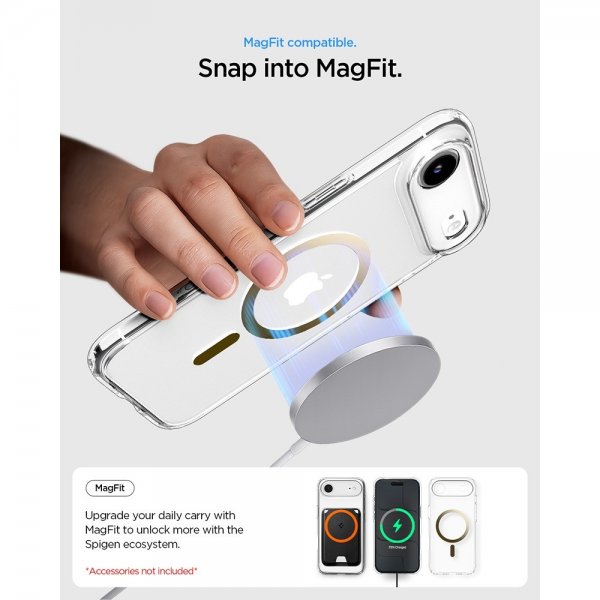 Spigen iPhone Air Deksel Ultra Hybrid MagFit Clear Gold