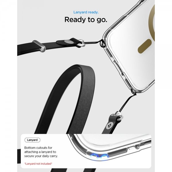 Spigen iPhone Air Deksel Ultra Hybrid MagFit Clear Gold