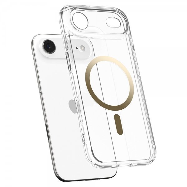 Spigen iPhone Air Deksel Ultra Hybrid MagFit Clear Gold
