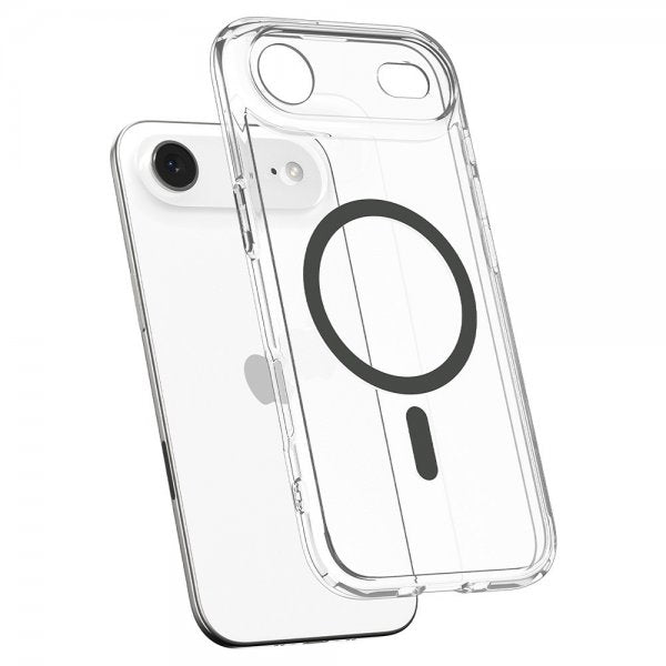 Spigen iPhone Air Deksel Ultra Hybrid MagFit Clear Graphite