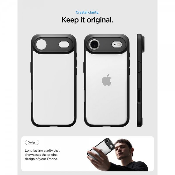 Spigen iPhone Air Deksel Ultra Hybrid Matte Black
