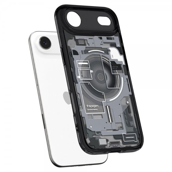 Spigen iPhone Air Deksel Ultra Hybrid Zero One MagFit Svart