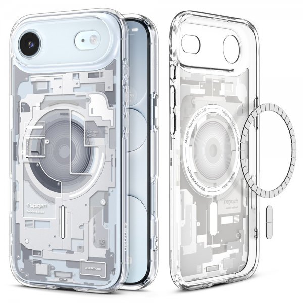 Spigen iPhone Air Deksel Ultra Hybrid Zero One MagFit Hvit