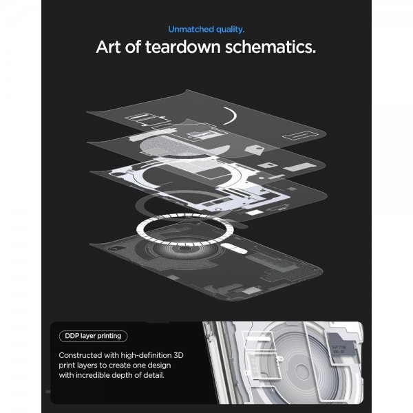 Spigen iPhone Air Deksel Ultra Hybrid Zero One MagFit Hvit