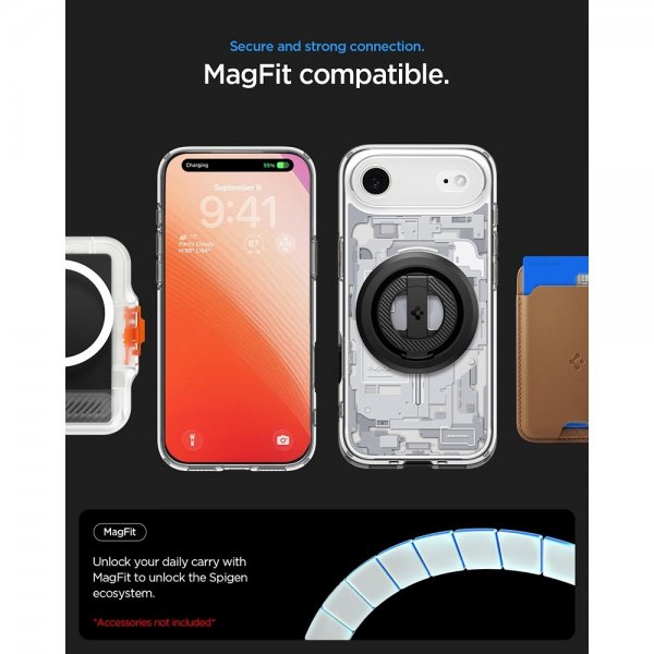 Spigen iPhone Air Deksel Ultra Hybrid Zero One MagFit Hvit