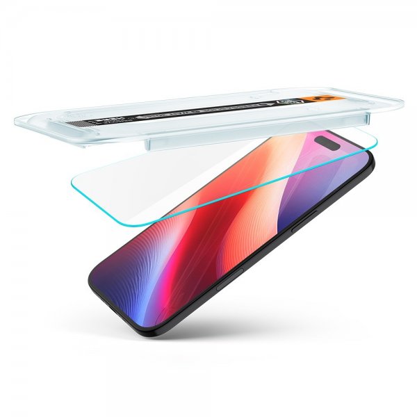 Spigen iPhone Air Skjermbeskytter GLAS.tR EZ Fit 2-pakning