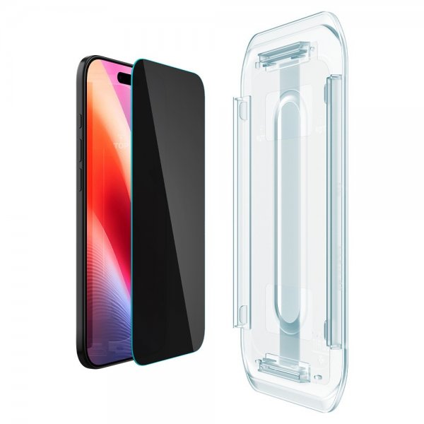 Spigen iPhone Air Skjermbeskytter GLAS.tR EZ Fit Privacy 2-pakning