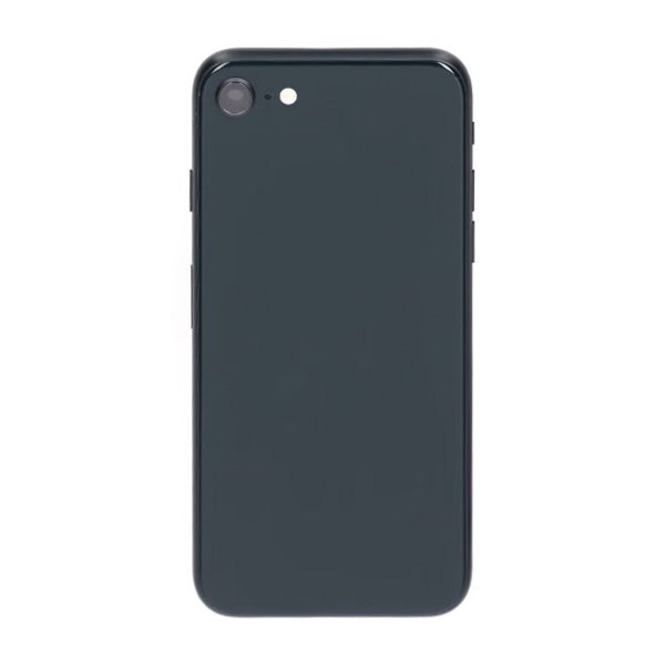 iPhone SE 2020 Bakside med komplett ramme OEM - svart
