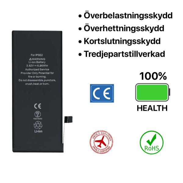 iPhone SE 2020 Batteri Høy kvalitet
