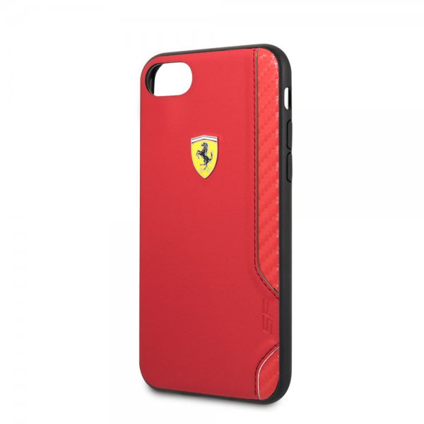 Ferrari iPhone 7/8/SE Deksel On Track Rød